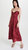 Berry Twist Front Slip Dress - Berry