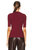 Cropped Sleeve Tee In Garnet