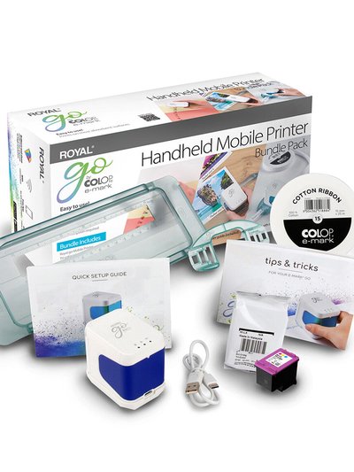 Royal E-Mark Go Handheld Mobile Printer Mobile Pack product