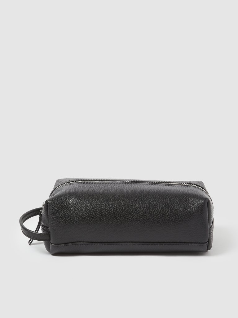 Compact Toiletry Bag - Black