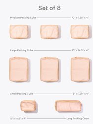 Packing Cubes for Suitcase/Luggage - Cloud Pink