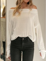 Lorraine Off the Shoulder Sweater