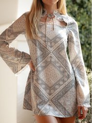 Penelope Paisley Mini Dress