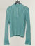 Abigail Polo Sweater In Acid Mint