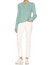 Abigail Polo Sweater In Acid Mint