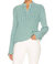 Abigail Polo Sweater In Acid Mint - Acid Mint