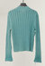 Abigail Polo Sweater In Acid Mint