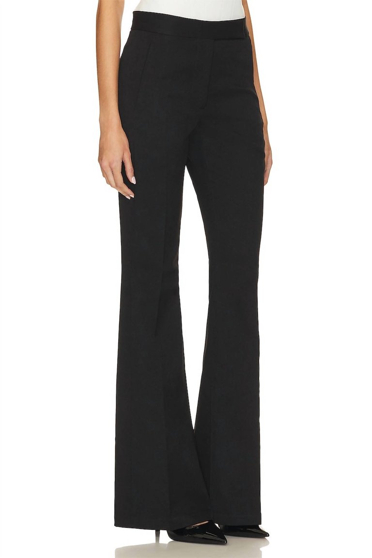 Flared Trouser In Black