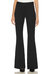 Flared Trouser In Black - Black