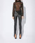 Kaimi Pant In Black Leather - Black Leather