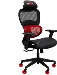 Airflex Cool Mesh Gaming Chair - Red