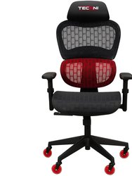 Airflex Cool Mesh Gaming Chair - Red