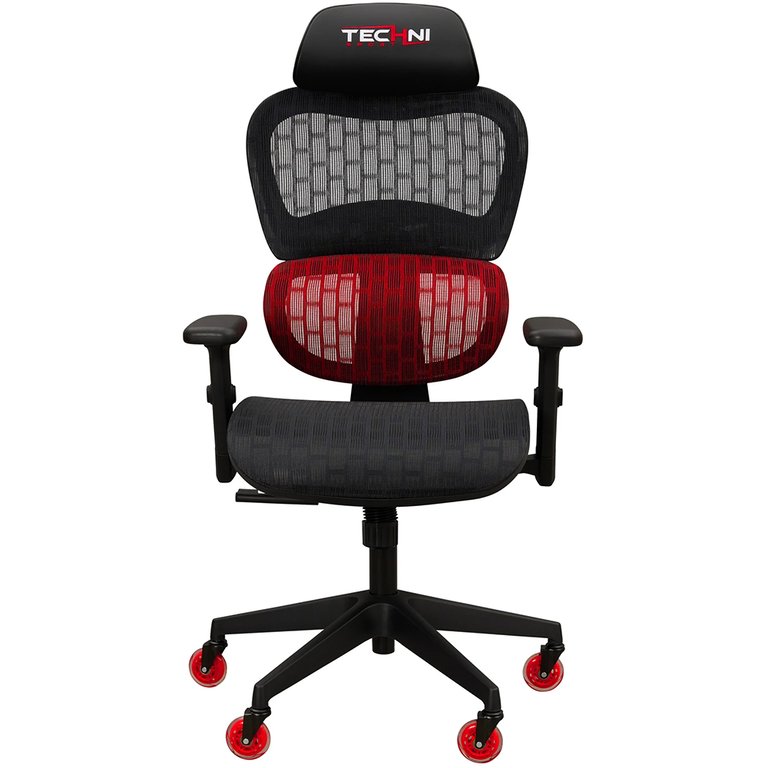 Airflex Cool Mesh Gaming Chair - Red