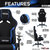 Office PC & Racing Game Chair - Blue