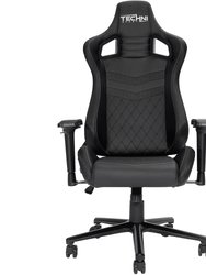 Techni Sport Ergonomic High Back Gaming Chair - Black