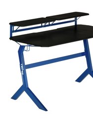 Techni Sport Stryker Gaming Desk - Blue