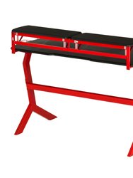 Techni Sport Stryker Gaming Desk - Red