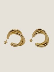 Rita Twist Earrings - Gold