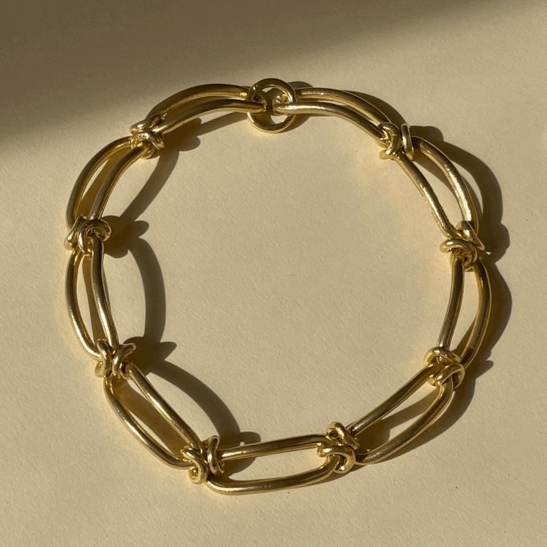 Rollo Chain Necklace - Gold