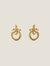 Rollo Link Earrings - Gold