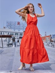 Gema Tier Dress - Sunset