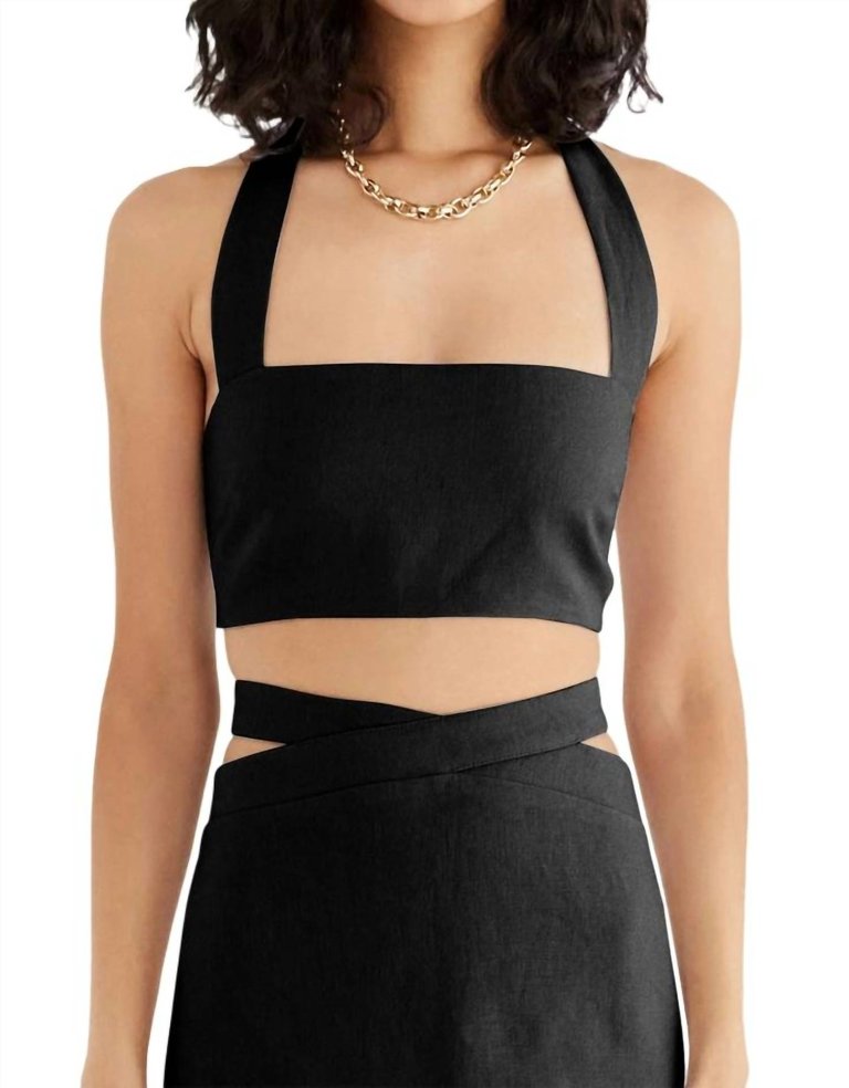 Avalon Crop Top In Black