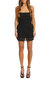 Ines Mini Dress In Black - Black