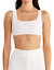 Rosa Crop Top In White - White