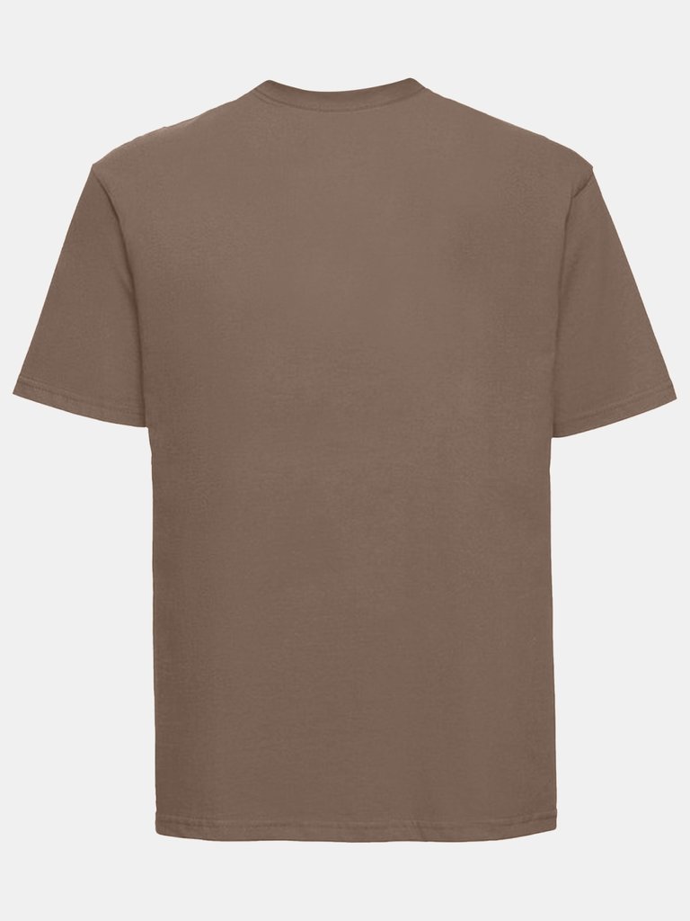 Mens Classic Ringspun Cotton T-Shirt - Mocha