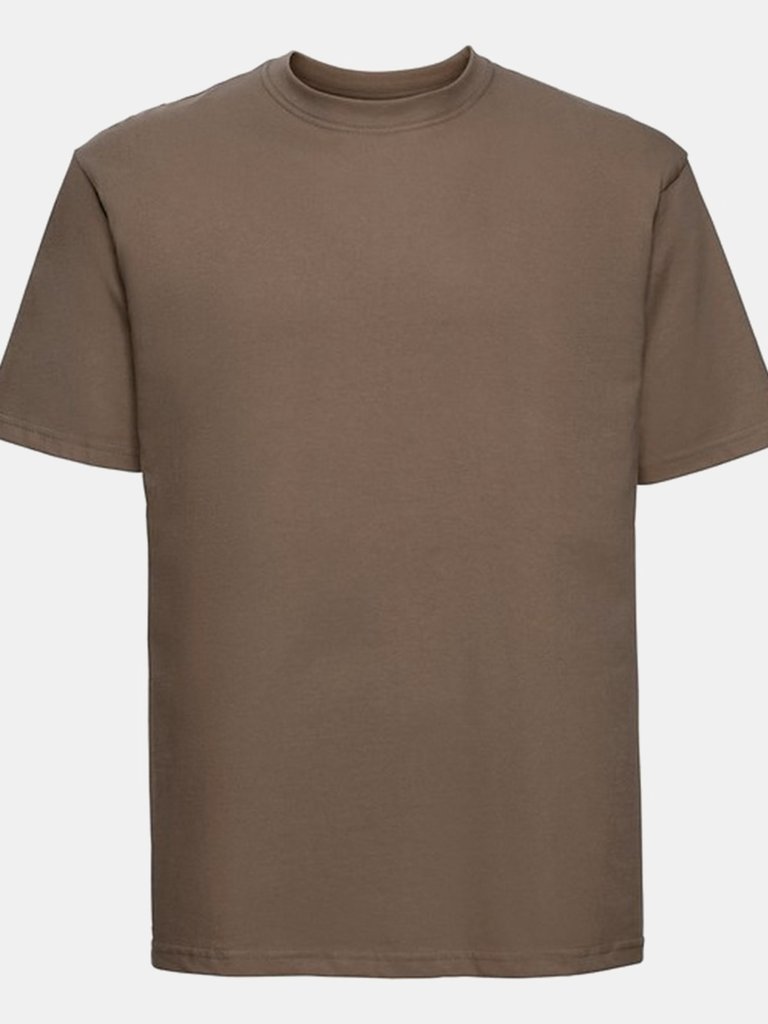 Mens Classic Ringspun Cotton T-Shirt - Mocha - Mocha