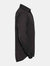 Mens Fitted Long-Sleeved Shirt - Black