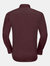 Mens Fitted Long-Sleeved Shirt - Port