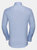 Mens Herringbone Long-Sleeved Shirt - Light Blue