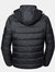 Mens Nano Hooded Padded Jacket - Black