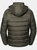 Mens Nano Hooded Padded Jacket - Dark Olive