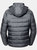 Mens Nano Hooded Padded Jacket - Iron Grey