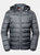 Mens Nano Hooded Padded Jacket - Iron Grey - Iron Grey