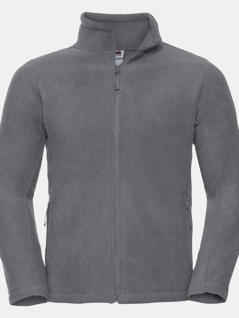 Mens Outdoor Fleece Jacket - Convoy Gray - Convoy Gray