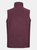 Mens Outdoor Fleece Vest - Burgundy