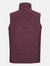 Mens Outdoor Fleece Vest - Burgundy