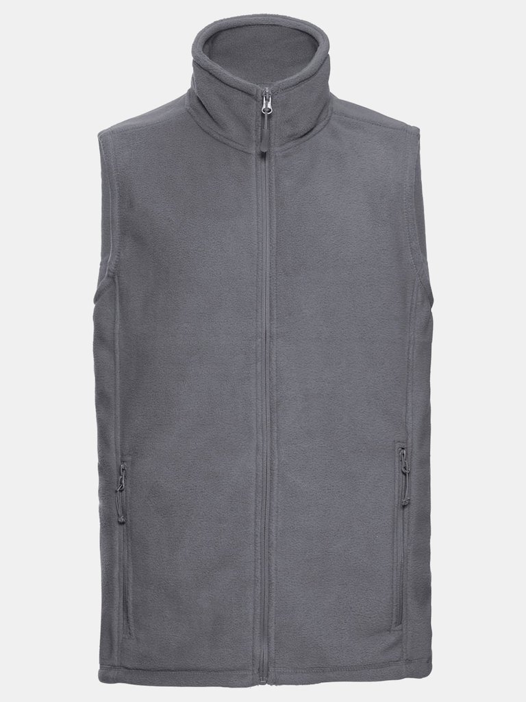 Mens Outdoor Fleece Vest - Convoy Gray - Convoy Gray