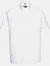 Mens Oxford Easy-Care Short-Sleeved Formal Shirt - White