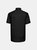 Mens Oxford Easy-Care Short-Sleeved Shirt - Black