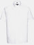 Mens Oxford Easy-Care Short-Sleeved Shirt - White - White