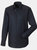 Mens Oxford Easy-Care Tailored Long-Sleeved Shirt - Black