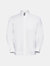 Mens Oxford Long-Sleeved Shirt - White - White