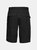 Mens Polycotton Twill Shorts - Black