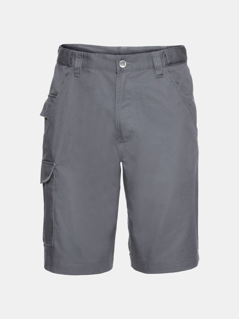 Mens Polycotton Twill Shorts - Convoy Gray - Convoy Gray