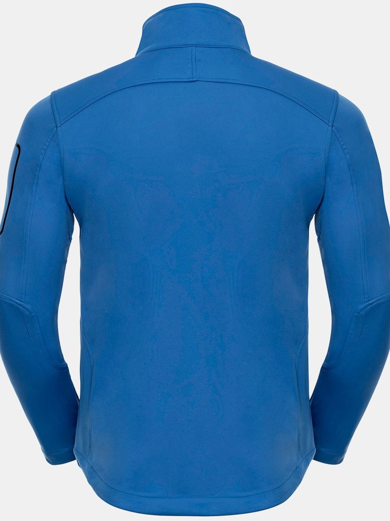 Mens Sports Soft Shell Jacket - Azure