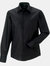 Mens Ultimate Non-Iron Tailored Long-Sleeved Formal Shirt - Black - Black